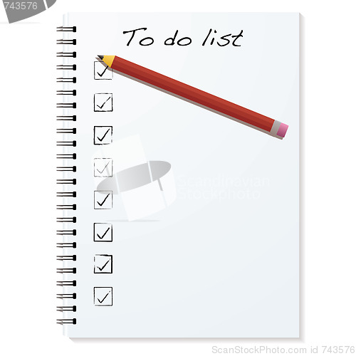 Image of to do binder