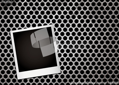 Image of metal grill photo