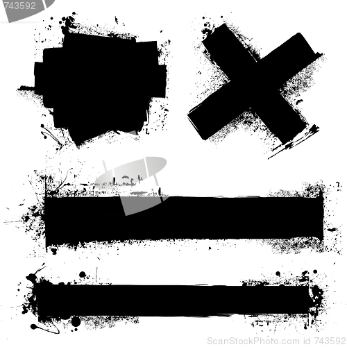 Image of grunge splat element