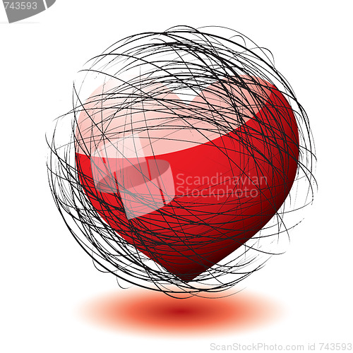 Image of scribble love