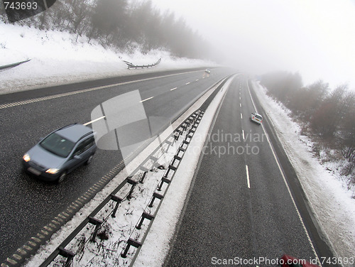 Image of Winter motorway