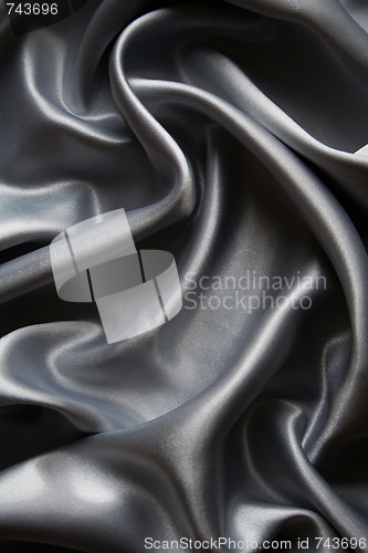 Image of Smooth elegant grey silk as background 