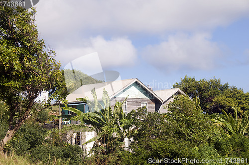 Image of typical caribbean style house