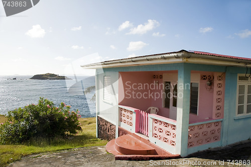 Image of typical caribbean style house