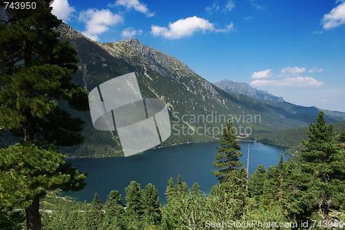 Image of Mountains lake.