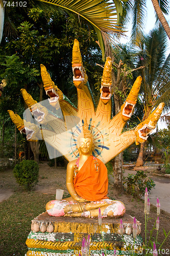 Image of Buddha image at Wat That Luang