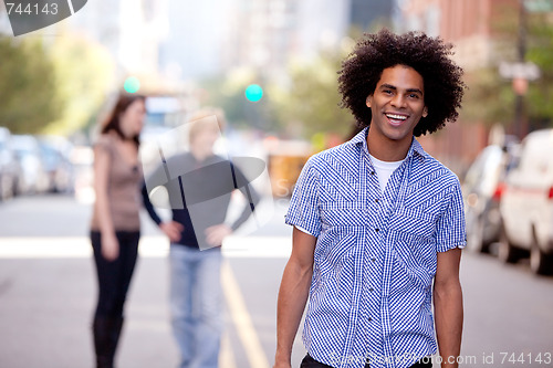 Image of Happy African American Man