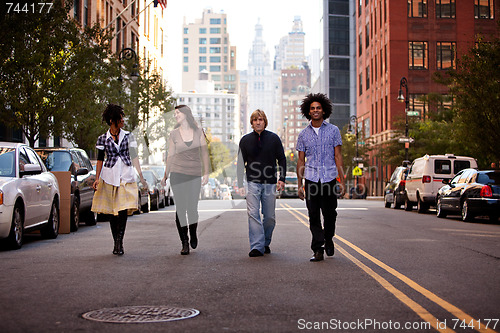 Image of Young People in City