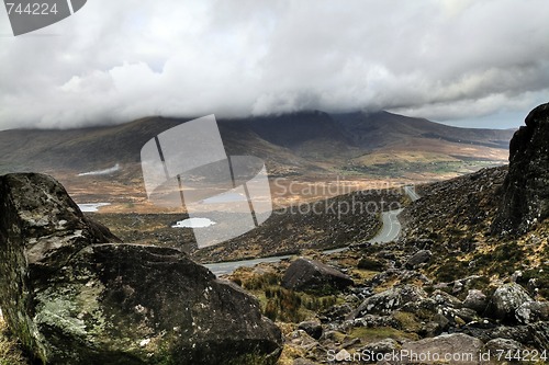 Image of Road in hills of Dingle peninsula