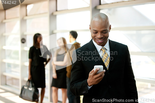 Image of Business Man with Smart Phone