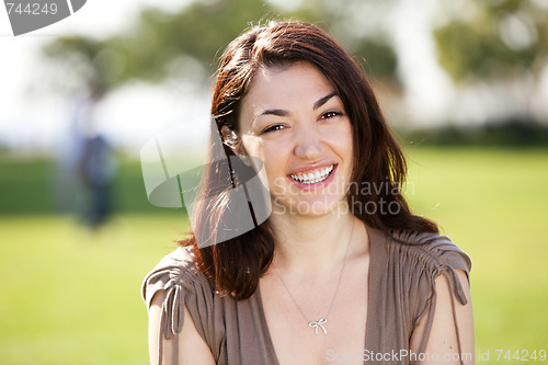 Image of Happy Friendly Woman