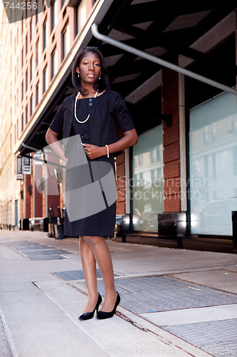 Image of Business Woman on Street