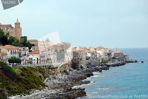 Image of View at coast in Cefalu