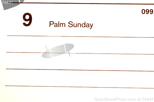 Image of palm sunday