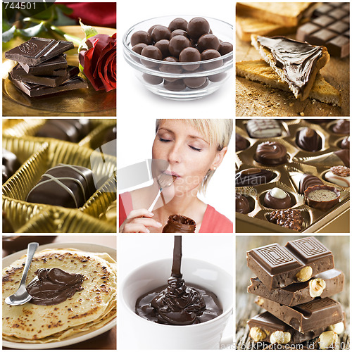 Image of Chocolate collage