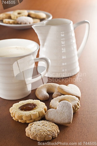 Image of Cookie and coffee