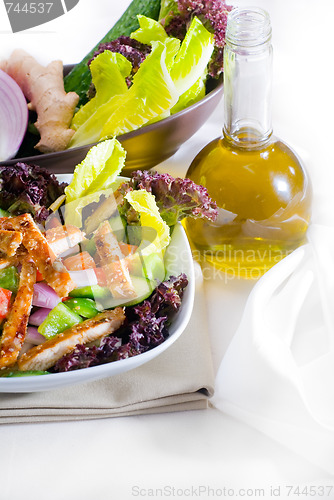 Image of sesame chicken salad