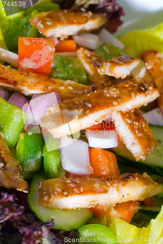 Image of sesame chicken salad