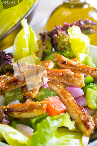 Image of sesame chicken salad