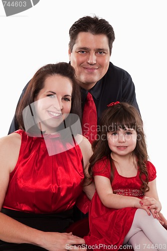 Image of American family with toddler