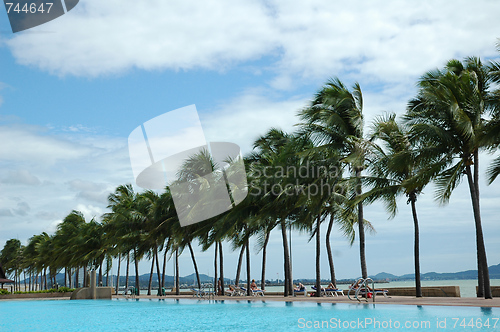 Image of Amazing swimming pool right near the sea.