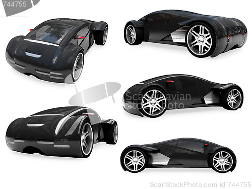 Image of Collage of isolated supreme concept car