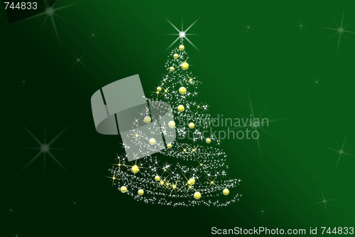 Image of ABSTRACT CHRISTMAS TREE 