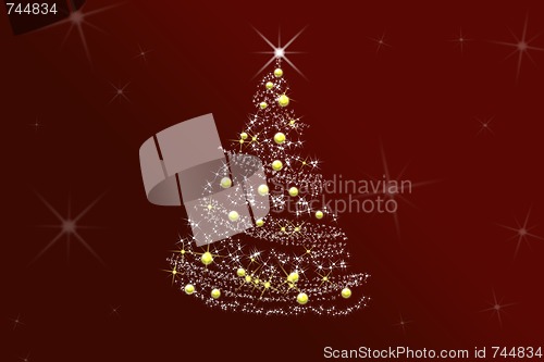 Image of ABSTRACT CHRISTMAS TREE 
