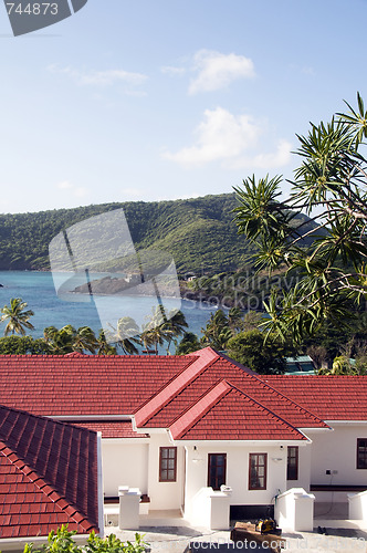 Image of luxury home architecture new home overlooking industry bay bequi