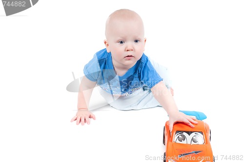 Image of Little boy in studio