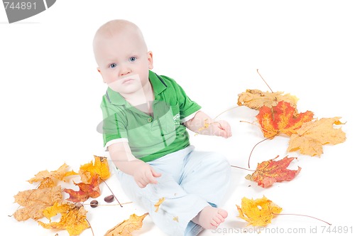 Image of Little boy in studio