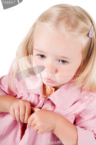 Image of Little girl in studio