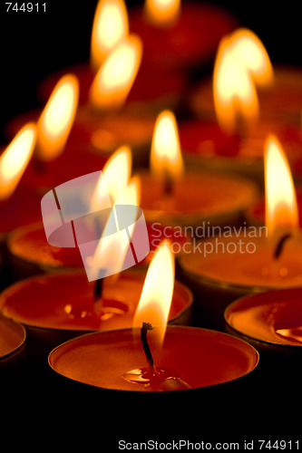 Image of flaming candles