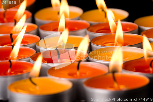 Image of flaming candles