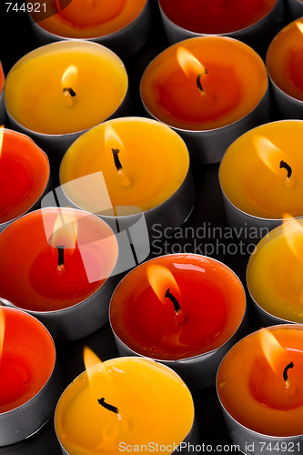 Image of flaming candles