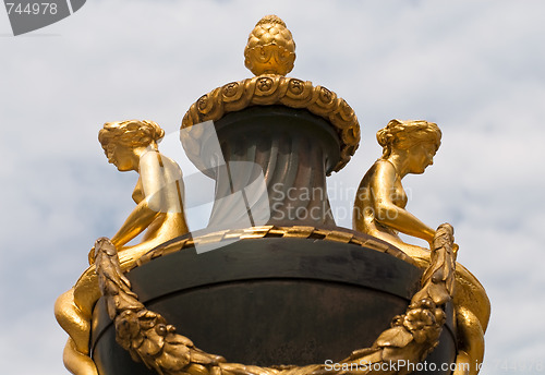 Image of Two Nymphs at the Golden Vase