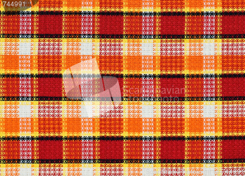 Image of Plaid fabric pattern