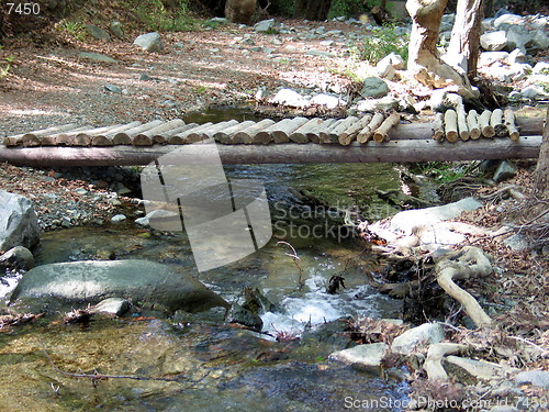 Image of Bridge over water. Platres. Cyprus