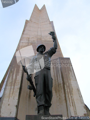 Image of Algerian revolution monument - Algiers, Algeria