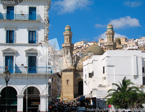 Image of mosque at Algiers, capital city of Algeria country