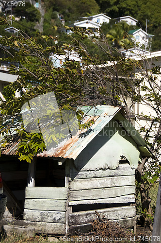 Image of native house bequia st. vincent and the grenadines