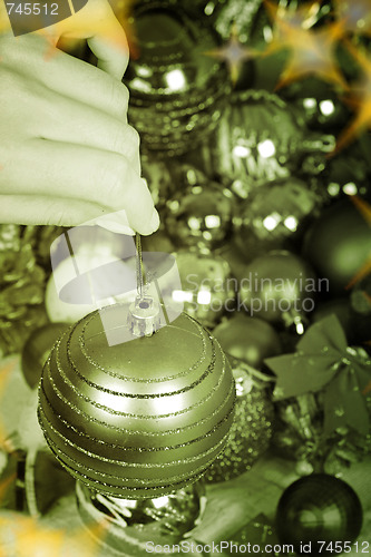 Image of Christmas decorations