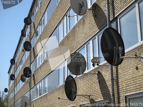 Image of Satellite dishes