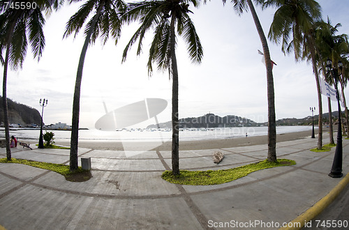 Image of new promenade walkway san jual del sur nicaragua