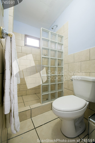 Image of modern renovated bathroom in mid price hotel san juan del sur ni