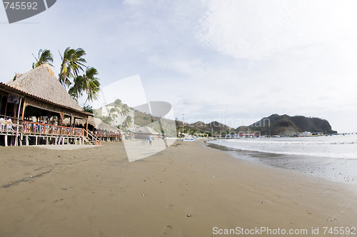 Image of typical beachfront restaurant san juan del sur nicaragua