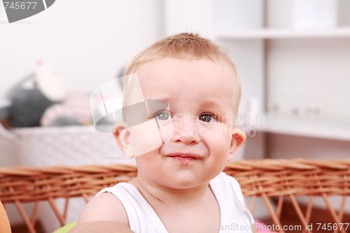 Image of Adorable newborn portrait