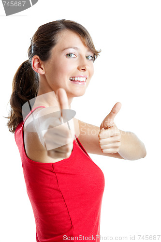 Image of Successful young woman