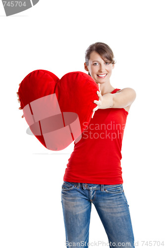 Image of Valentine woman