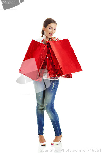 Image of Shopping woman